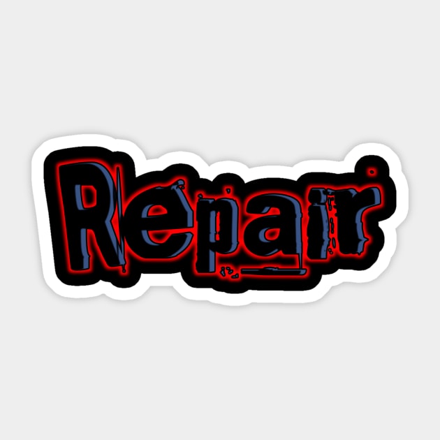 Repair Sticker by Menu.D